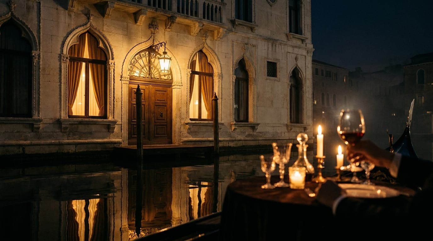 Façade du palazzo sur le canal