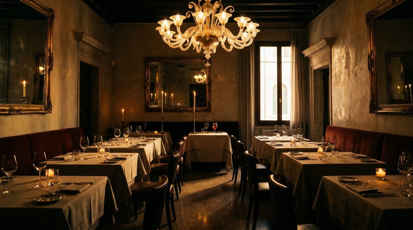Salle du palazzo le soir