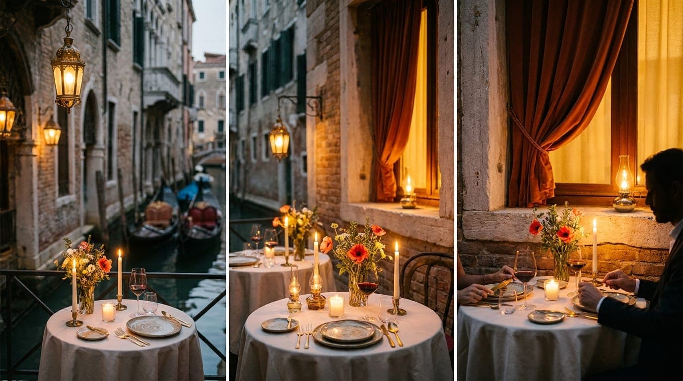 Terrasse sur le canal